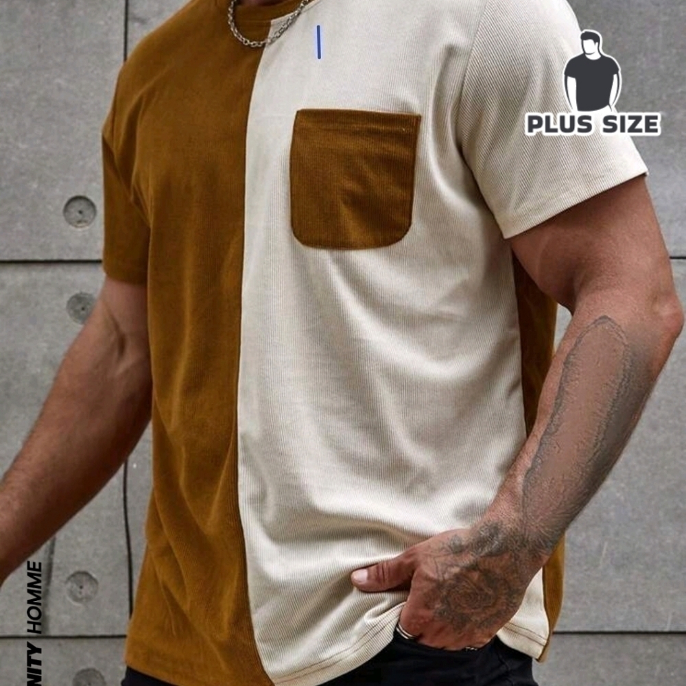 3xl fit - Color Divided Shirt - Looks Like Corduroy and Is so Soft - Please Read